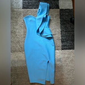 Size small blue cocktail dress, worn once in great condition!